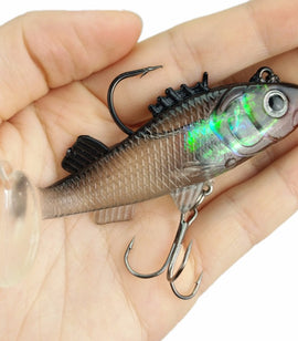Fishing Long Tail Lure Bait  with Treble Tackle Hooks *  2.99inch / 7.6cm 0.046lb /  15g