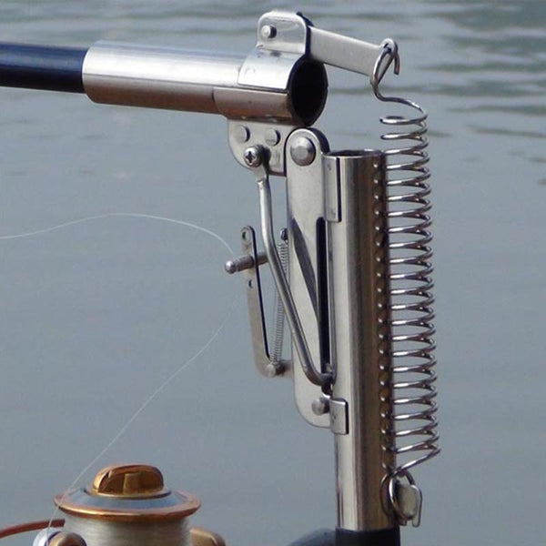Automatic Fishing telescopic folding Rod (Without Reel) * Ideal Sea / River /Lake * Pool fish With Stainless Steel Hardware