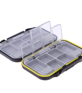 Fishing Tackle Storage Box 12 Compartments Waterproof Plastic for Lure/ Bait /Tackle