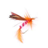 Fishing Dry Fly Trout Salmon Floating Lure soft bait Set * Feather Single Hook Pesca 12pcs/lot