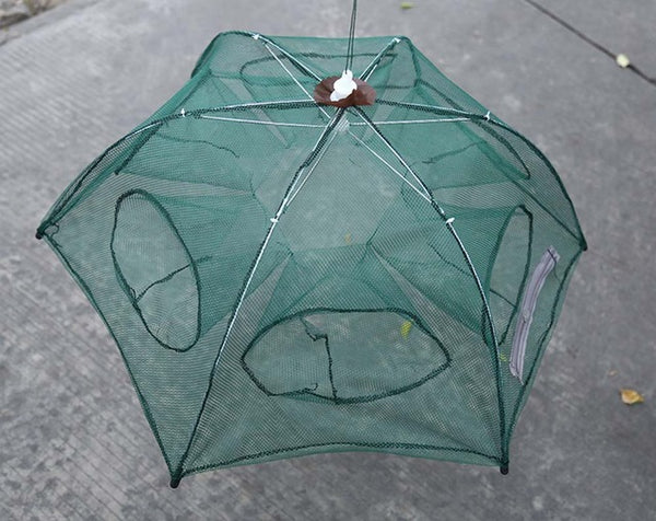 Fishing Mesh Hexagon Folded Net * Catch Fish Pot Minnow * Trap Ruse Cast Shrimp