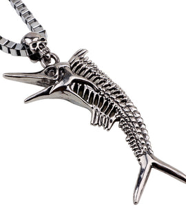 Pendant Fashion Design Sailfish Bone Necklace