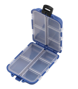 Fishing Storage Tackle Box 10 Compartments for Fly Fishing Lure / Spoon /Hook/ Bait