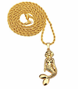 Fish Chain  Mermaid * Pendant Necklace
