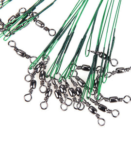 Fishing anti-bite Lead Line , Spinning Rope Wire Leader 5.90/7.87/11.02 inch 72pcs