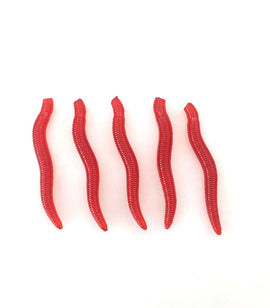 Fishing artificiais Smell red worm soft bait carp fishing lure silicone bait  fishing tackle 50 pcs/lot