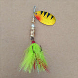 Fishing Spinner wobble lure baits sequin spoon metal  for perch striped Catfish 1 PCS  3.54inch\9cm