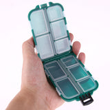 Fishing Storage Box for Lure Spoon / Hook / Bait 6/10/12 Compartments
