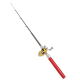 Fishing Portable Aluminum Mini Pocket Telescopic rod * With(Without )Reel * Wheel Lightweight