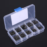 Lots Durable Fishing Hook Jig with Hole for Fly Fishing Carbon Steel * 200-600pcs/lot * size 3 - 12