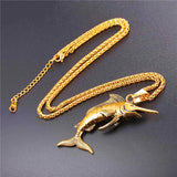 Big Swordfish Pendant Necklace