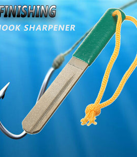 Fishing Diamond Hook Hone easy Double Sides  Sharpener 10x1cm