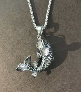 Carp Leaping Necklace